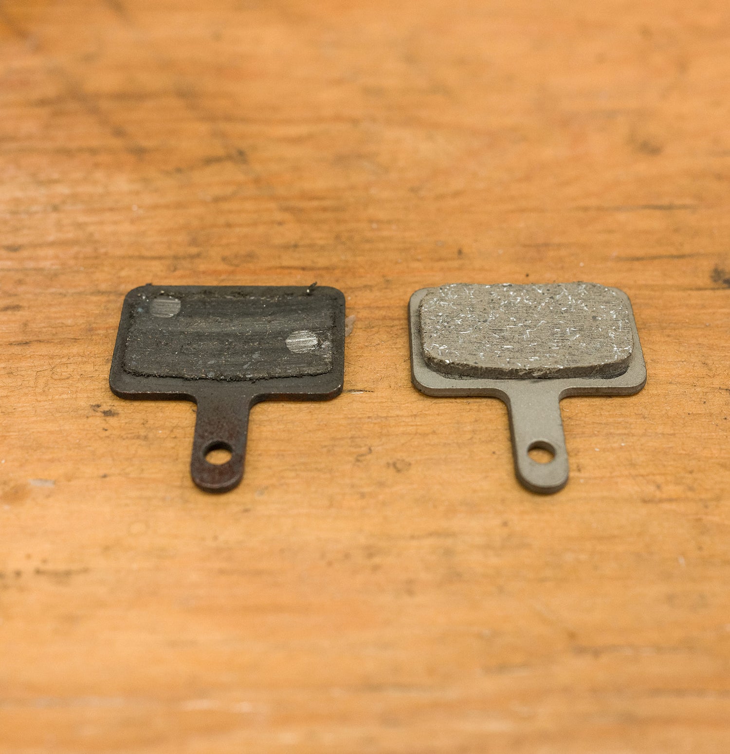 Have you checked your brake pads recently? The one on the left is NOT what you want to see!